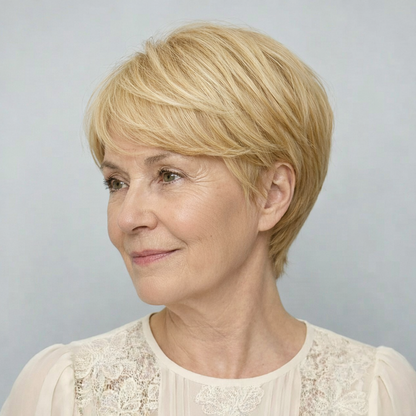 2026 New Short Hair Topper for Thinning Hair – Natural Look, Easy Clip-In