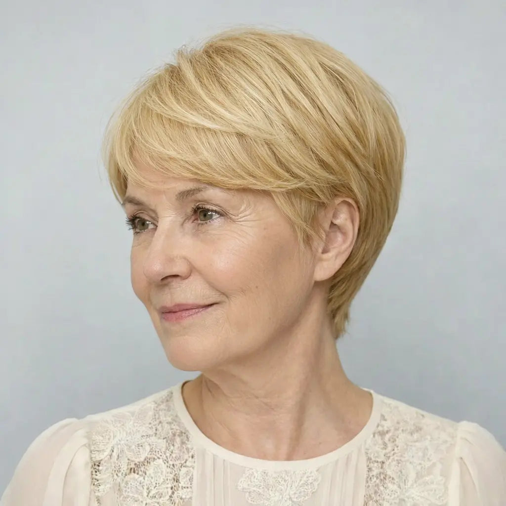 2025 Hot Sale Breathable & Natural Short Hair Topper For Women With Thinning Hair - VIVACROWN