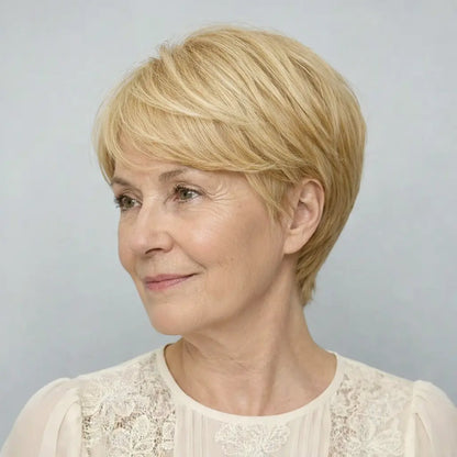 2025 Hot Sale Breathable & Natural Short Hair Topper For Women With Thinning Hair - VIVACROWN
