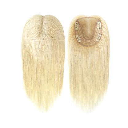 14*16CM ショートナチュラルヘアトッパー 女性用 薄毛をカバーしボリュームアップ