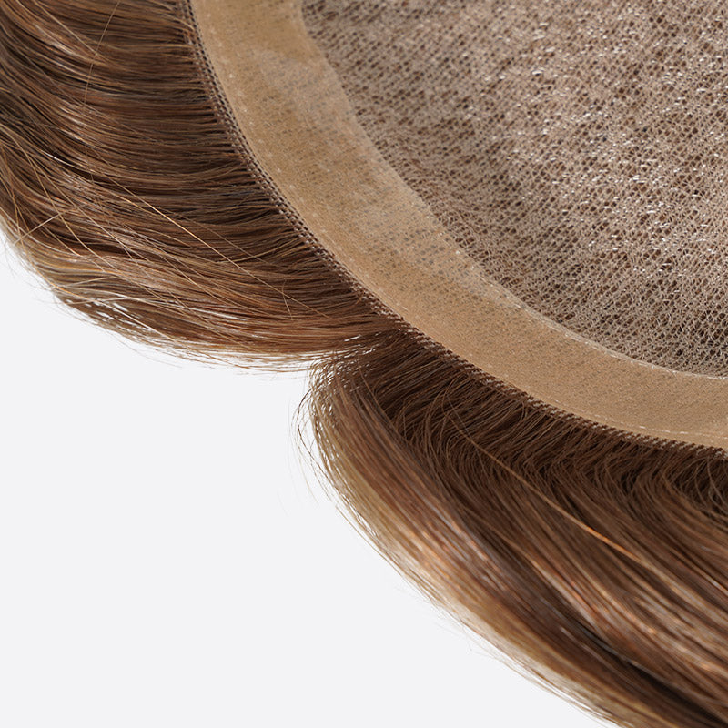 Natural Silk Base Hair Topper – Seamless Crown Volume & Root Coverage