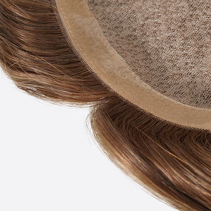 Natural Silk Base Hair Topper – Seamless Crown Volume & Root Coverage