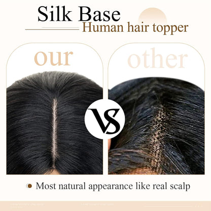 Hot Sale Breathable Straight Hair Topper-For Natural Coverage of Thinning Hair