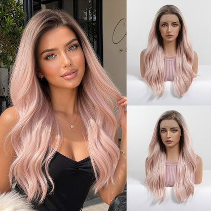 13''x6'' Lace Front Wigs for Women – Long Loose Curly Natural Texture & Heat Safe