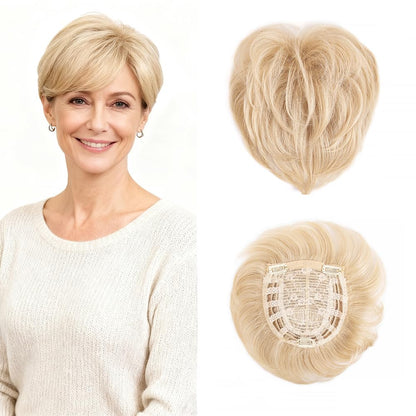 Classic Straight Pixie Hair Topper – Instant Fullness for Thinning Crowns