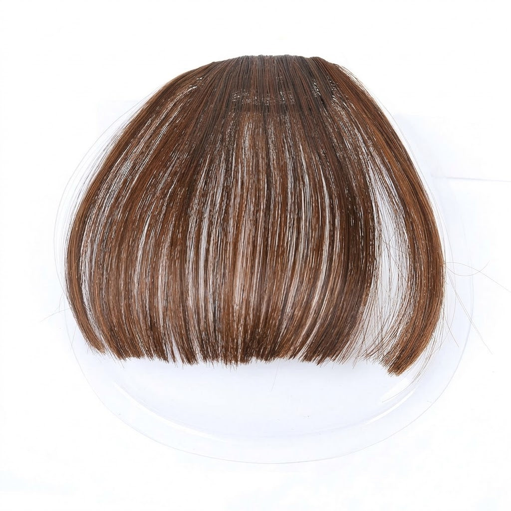 5"  Human Hair Seamless Clip-in Fringe Bangs