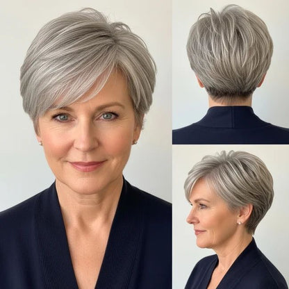 Classic Straight Pixie Hair Topper – Instant Fullness for Thinning Crowns