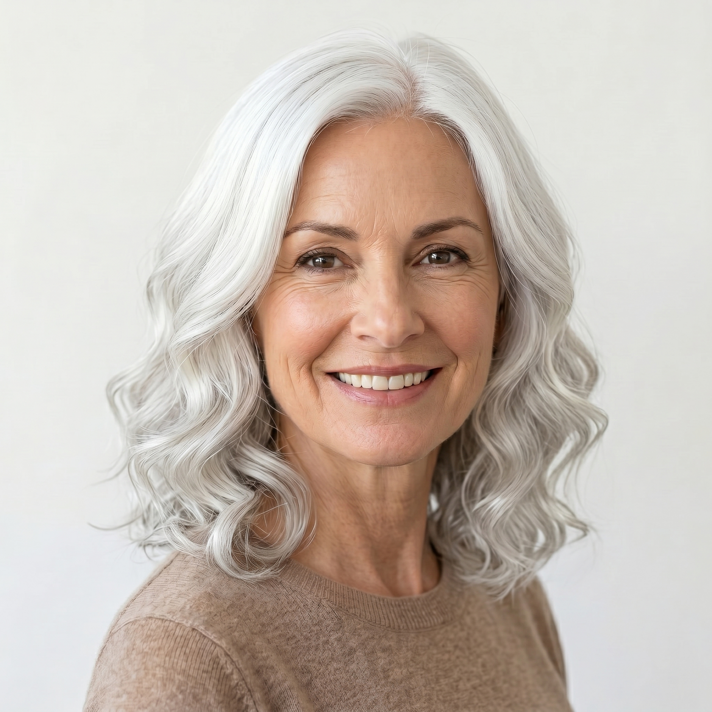 Luxury Wavy Hair Topper For Women — Seamless Crown Coverage