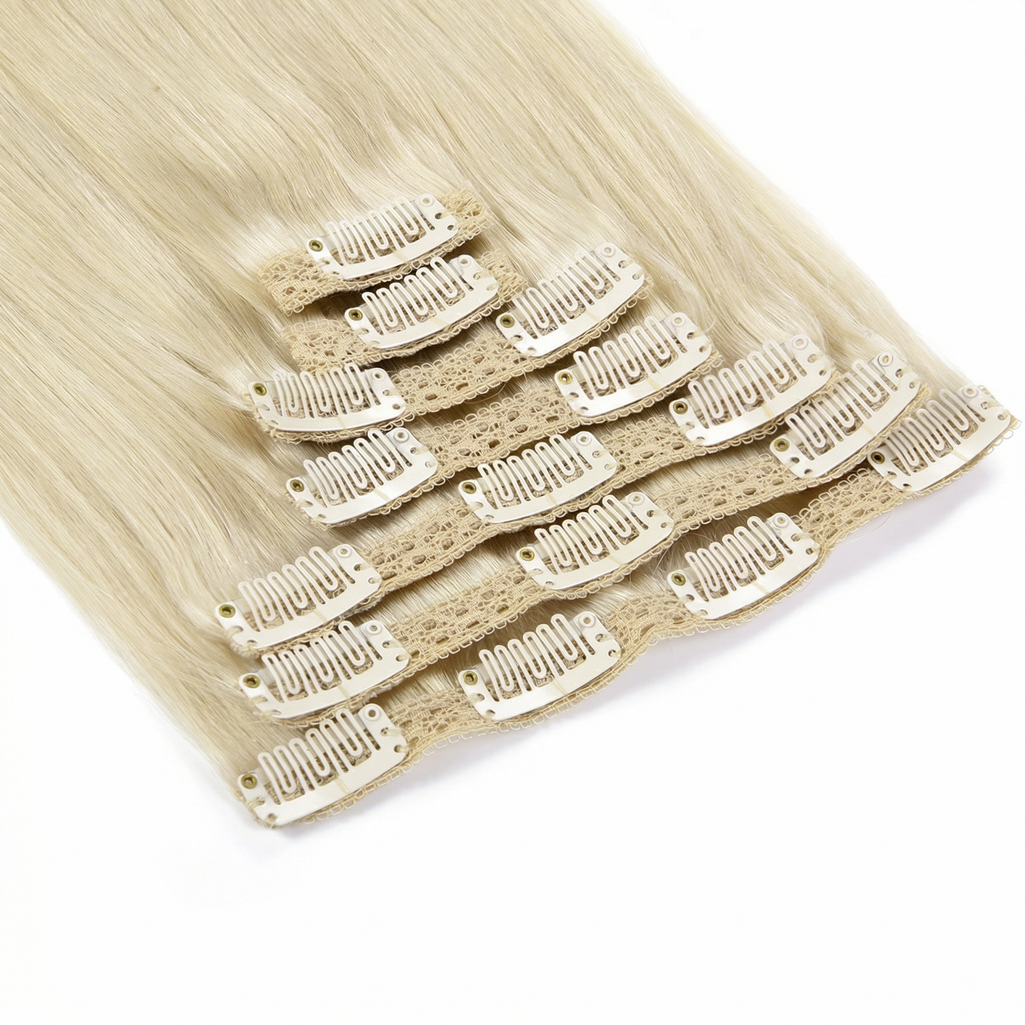 100% Human Hair Clip in Extensions - Mocha & Chestnut Balayage