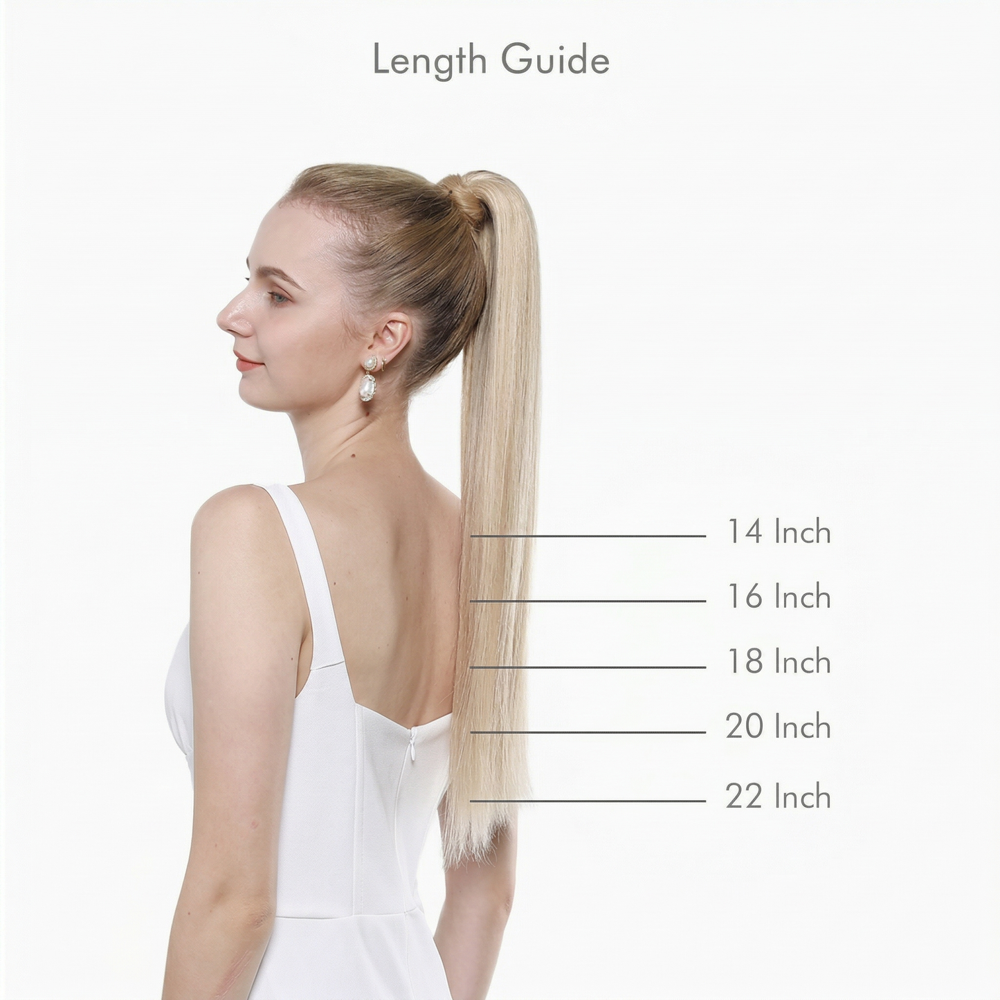 Premium Wrap Around Ponytail Extension | 100% Real Human Hair-Drak Brown