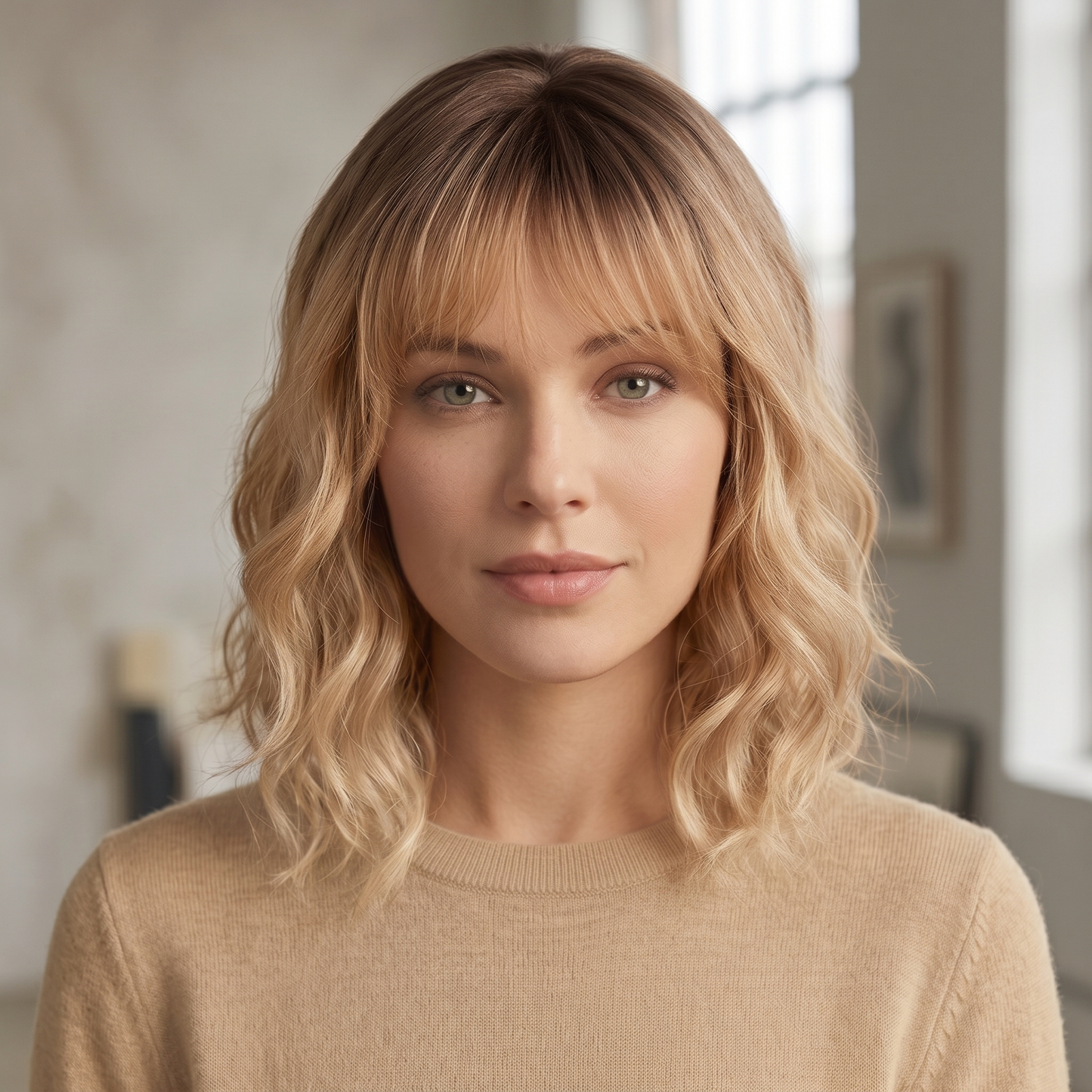 Full Hand tied Base Curly Wavy Human Hair Toppers Clip in Topper for Women