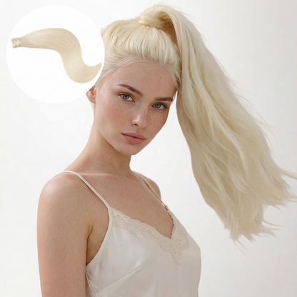 Premium Wrap Around Ponytail Extension | 100% Real Human Hair-Drak Brown