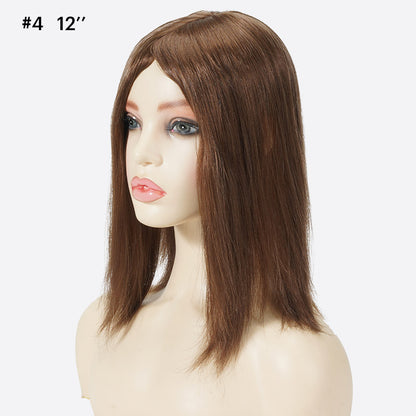 Natural Silk Base Hair Topper – Seamless Crown Volume & Root Coverage
