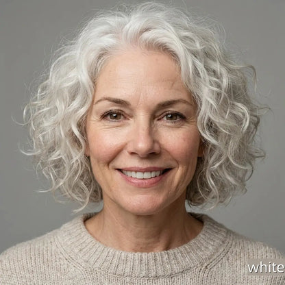 Premium Curly Mono Base Hair Toppers Human Hair for Women - VIVACROWN