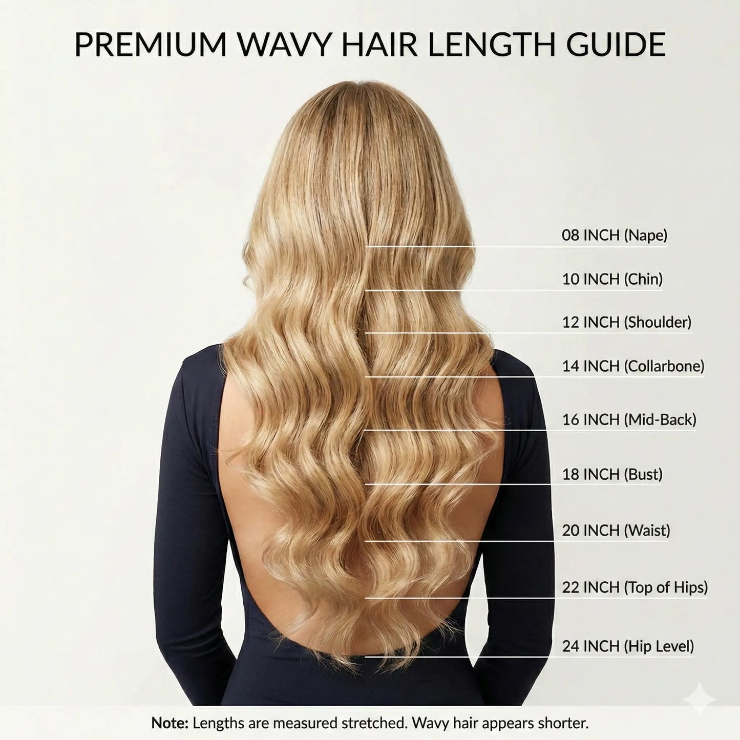Seamless Wavy Hair Topper for Women – Natural Hairline & Crown Volume