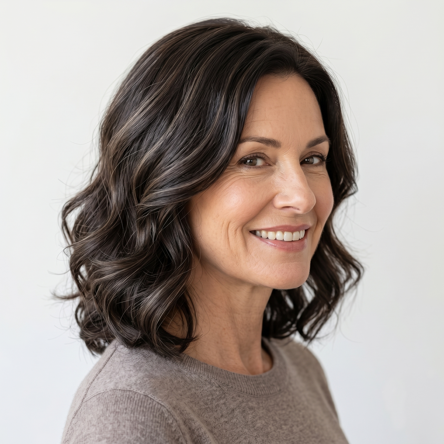 Luxury Wavy Hair Topper For Women — Seamless Crown Coverage