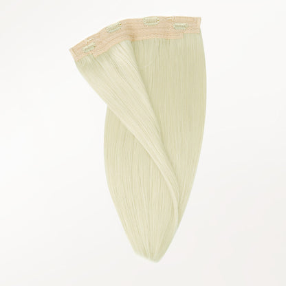 100% Human Hair Halo Extensions - Cream Blonde