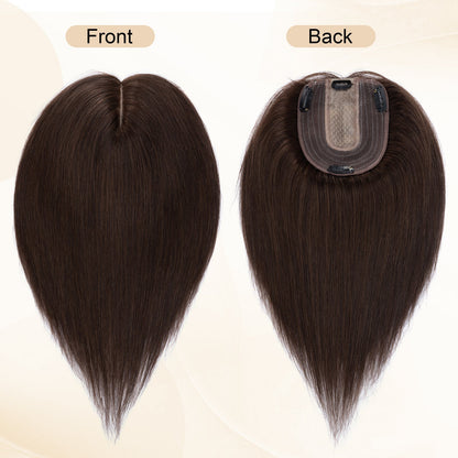 14*16CM ショートナチュラルヘアトッパー 女性用 薄毛をカバーしボリュームアップ