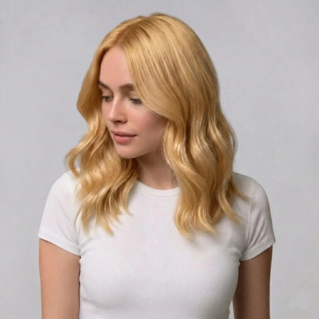 Silver Stone Wavy Human Hair Topper for Women - VIVACROWN