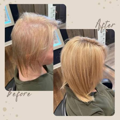 Instant Hair Thickening Crown Topper – Pre-Styled Invisible Topper