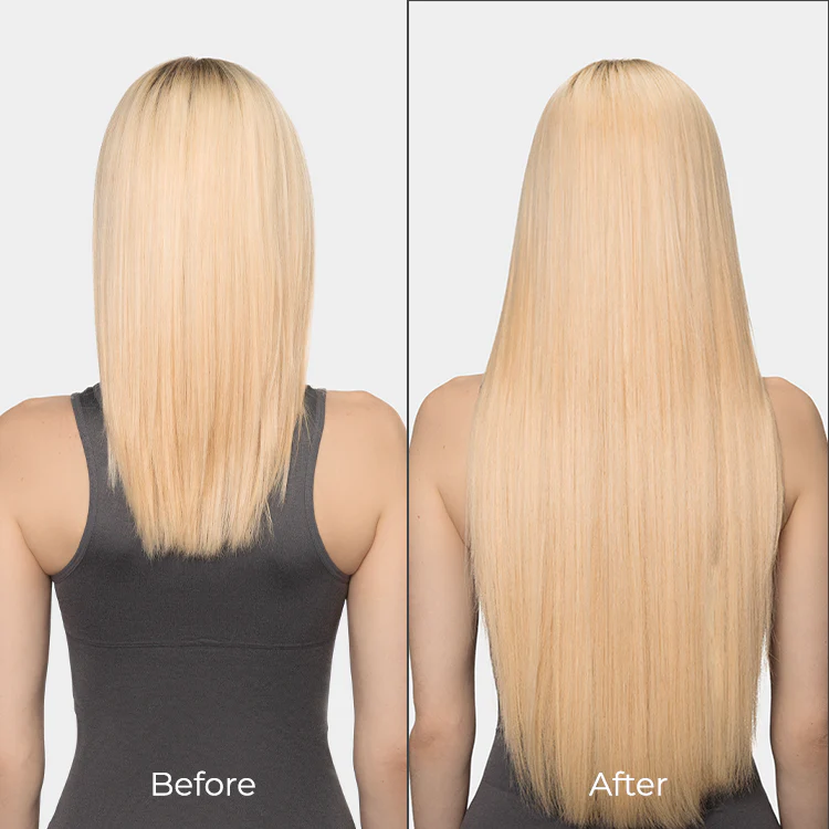 Human Hair Extensions Invisible Genius Weft Black ( #1 )