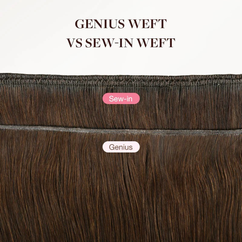 Genius Weft Hair Extensions Platinum Blonde #60