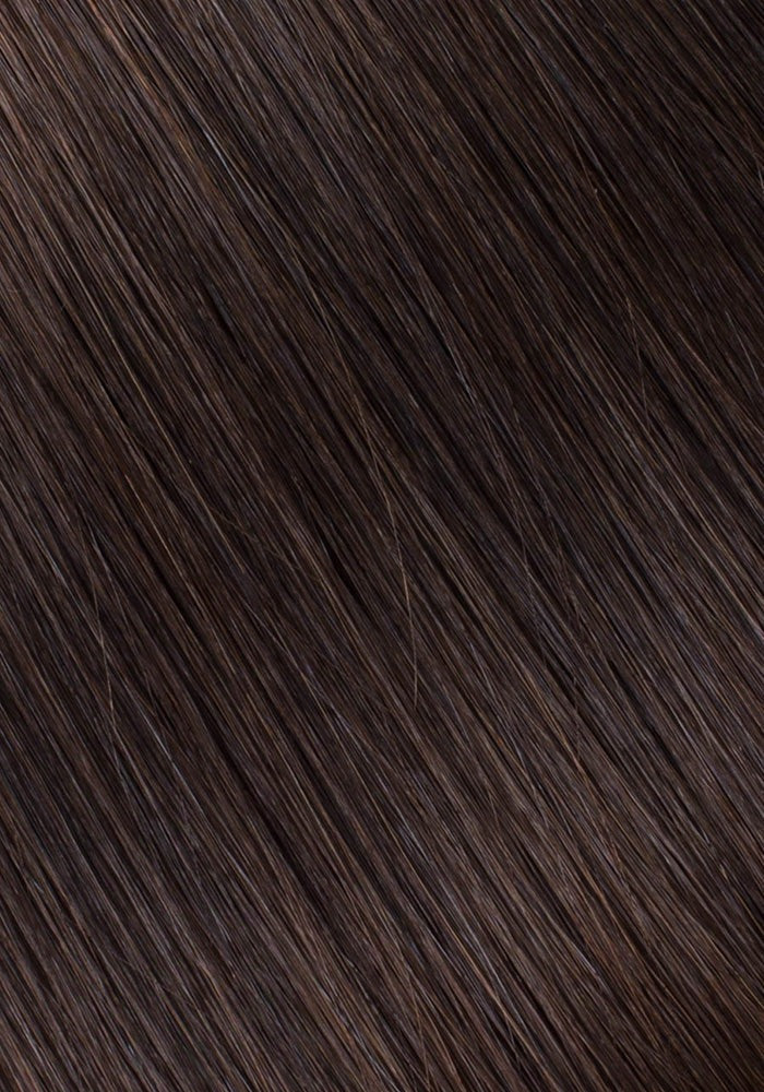 Best Human Hair Sew In Extensions Machine Weft Color #1C