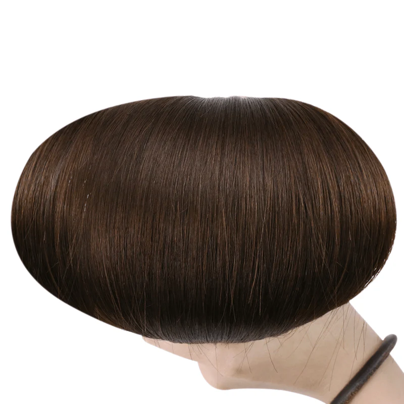 100% Human Hair Sew In Extensions Machine Weft Color #1
