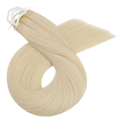 Machine Weft Hair Extensions Human Hair Bundles Color #22