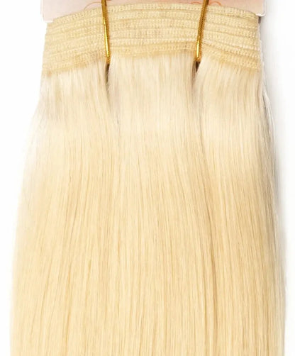 Machine Weft Hair Extensions Human Hair Bundles Color #22