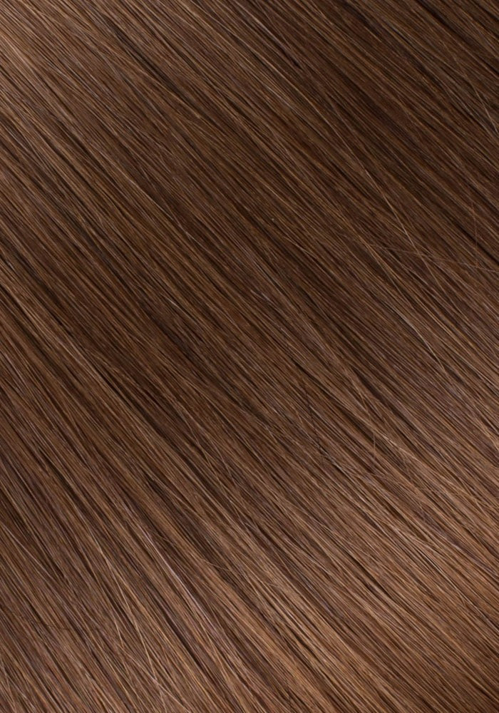100% Human Hair Sew In Extensions Machine Weft Color #1