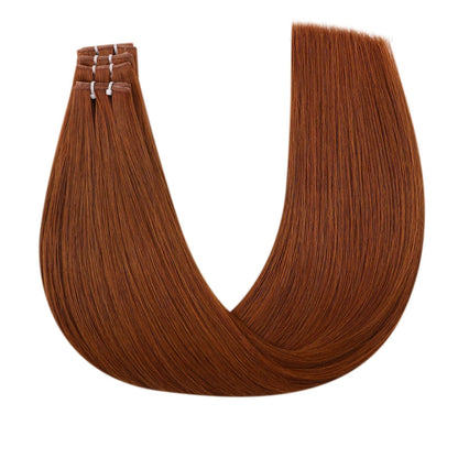 Genius Weft Hair Extensions Copper Red #33