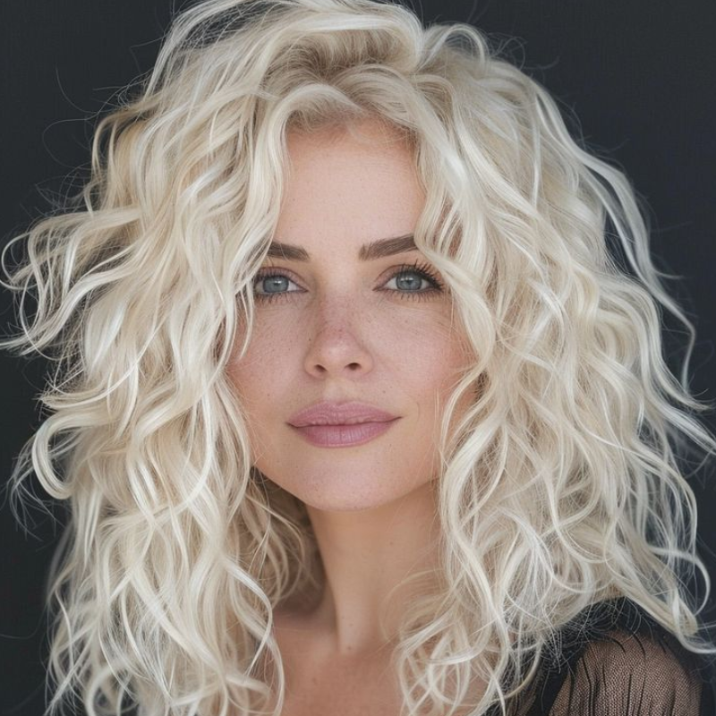 Natural Looking Wavy Curly Hair Topper for Women, Regain Confident In Seconds