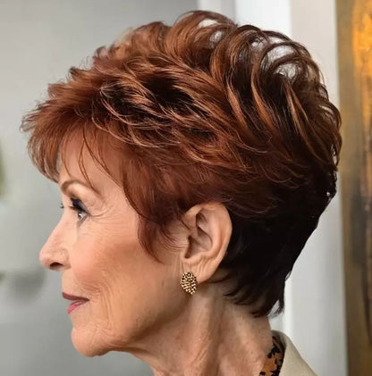 Summer Breathable&comfortable Short Hair Topper For Thinning Hair