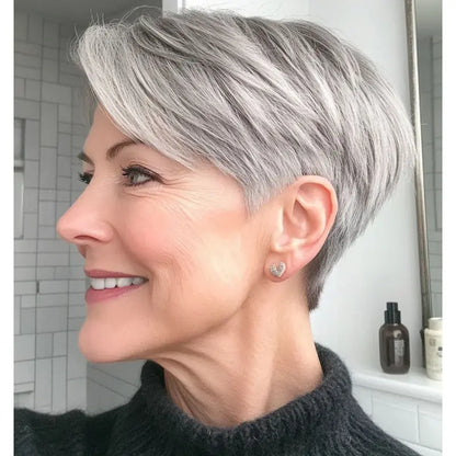 2025 Hot Sale Breathable & Natural Short Hair Topper For Women With Thinning Hair - VIVACROWN