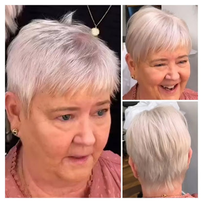 2025 New Short Hair Topper For Thinning Hair